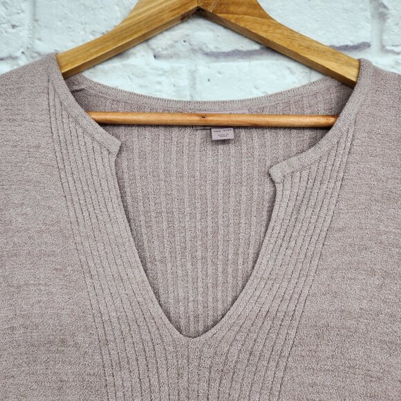 Barefoot Dreams Cozy Chic Ultra Lite Caftan Faded Rose One Size Pullover - Picture 4 of 14